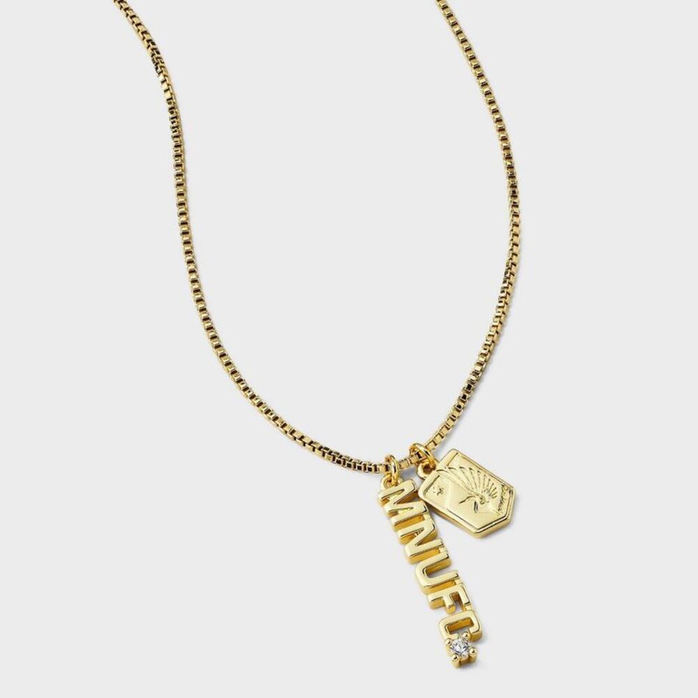 Bijoux Sport by Luv Aj MLS Gold Charm Necklace - Minnesota United